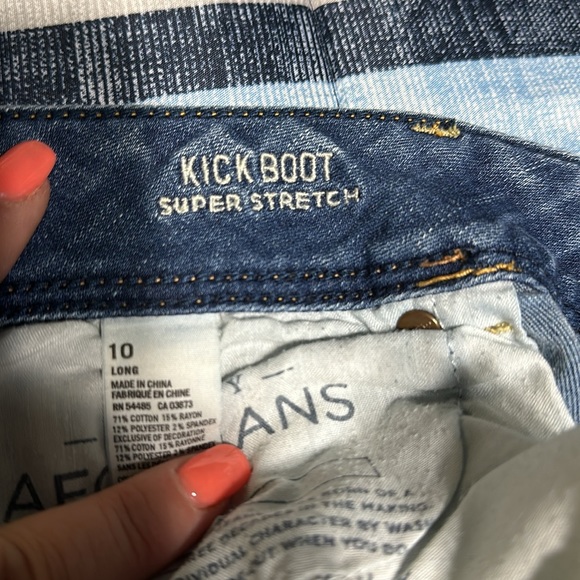 American Eagle kick boot Super stretch 10 Long - Picture 5 of 5